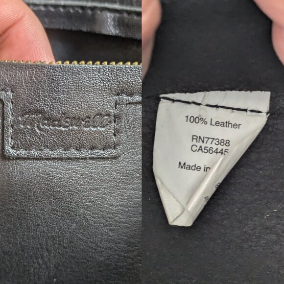 Madewell The Transport Black Leather Tote - Picture 5 of 9